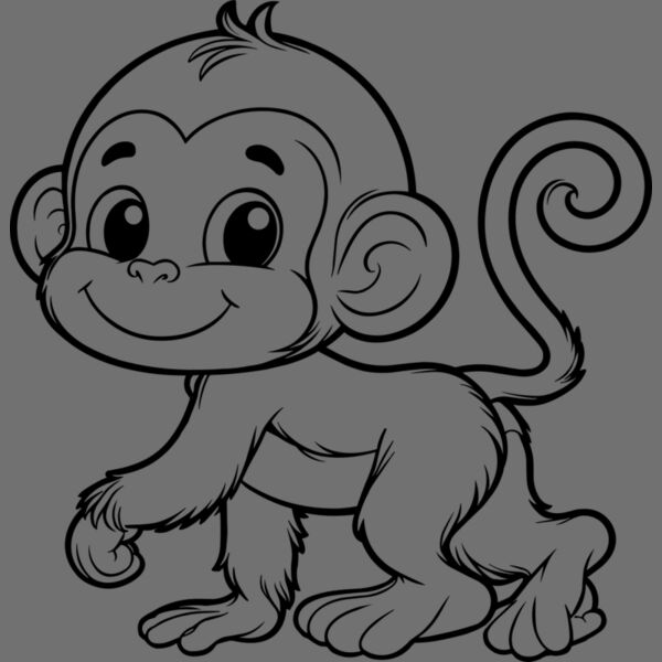 Monkey   Clipart 1 Thumbnail