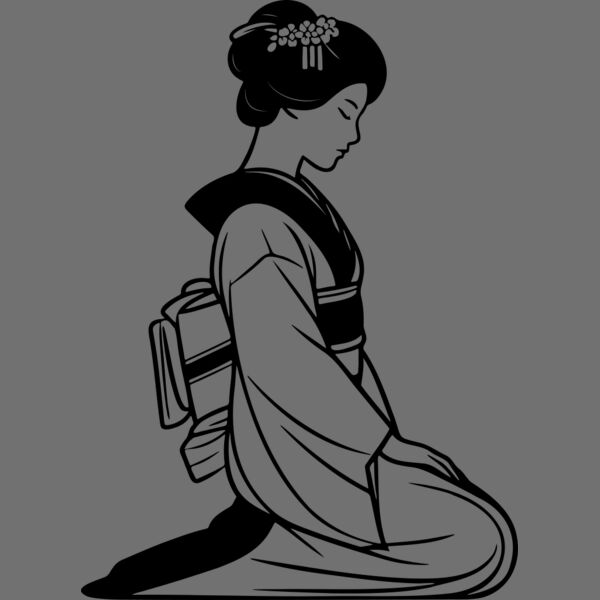 Kimono Geishas Art Thumbnail