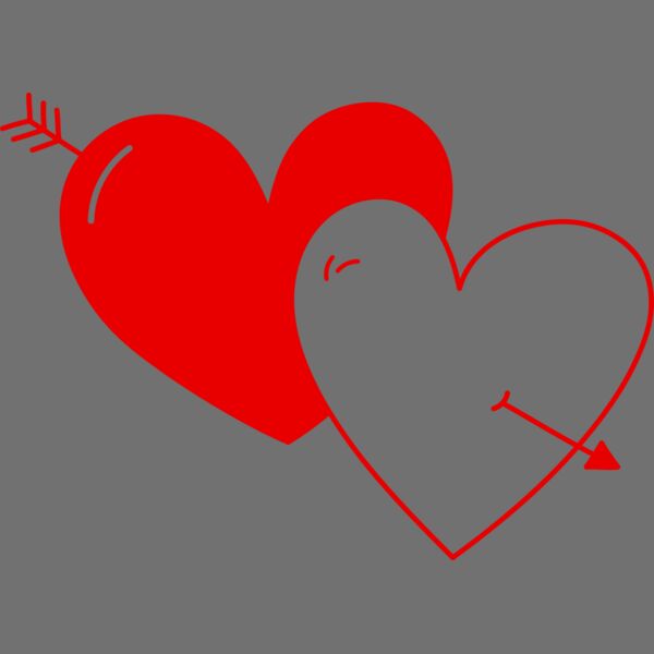 Red hearts with arrow Thumbnail