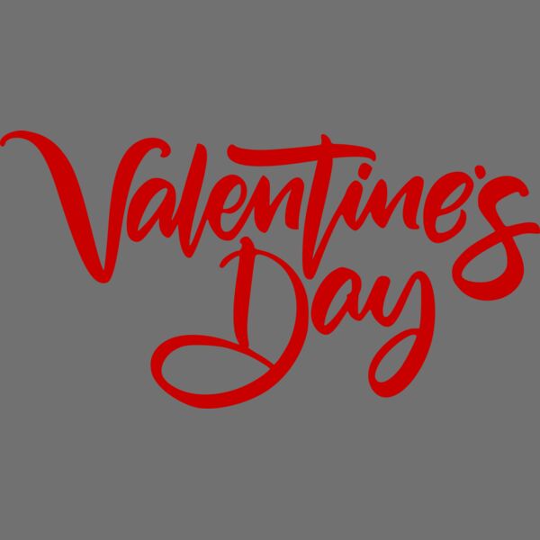 Red Valentines Day Text Thumbnail