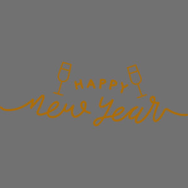 New Year and Wine Glass Thumbnail