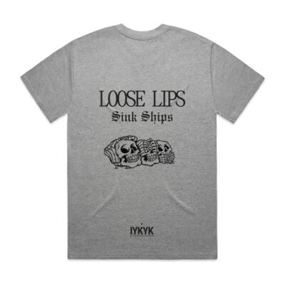 Loose Lips Sink Ships Men's Tee Thumbnail