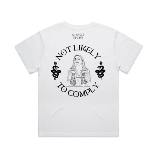 Not Likely to Comply Women's Tee Thumbnail
