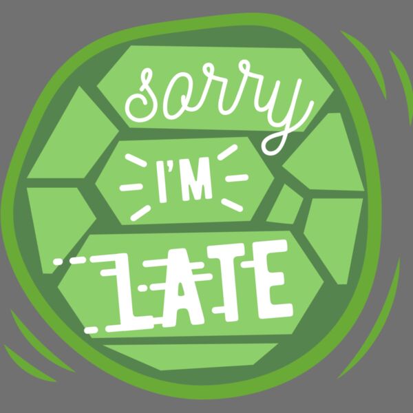 Sorry I'm Late Turtle Thumbnail