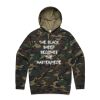 AS Colour Mens Stencil Camo Hood Thumbnail